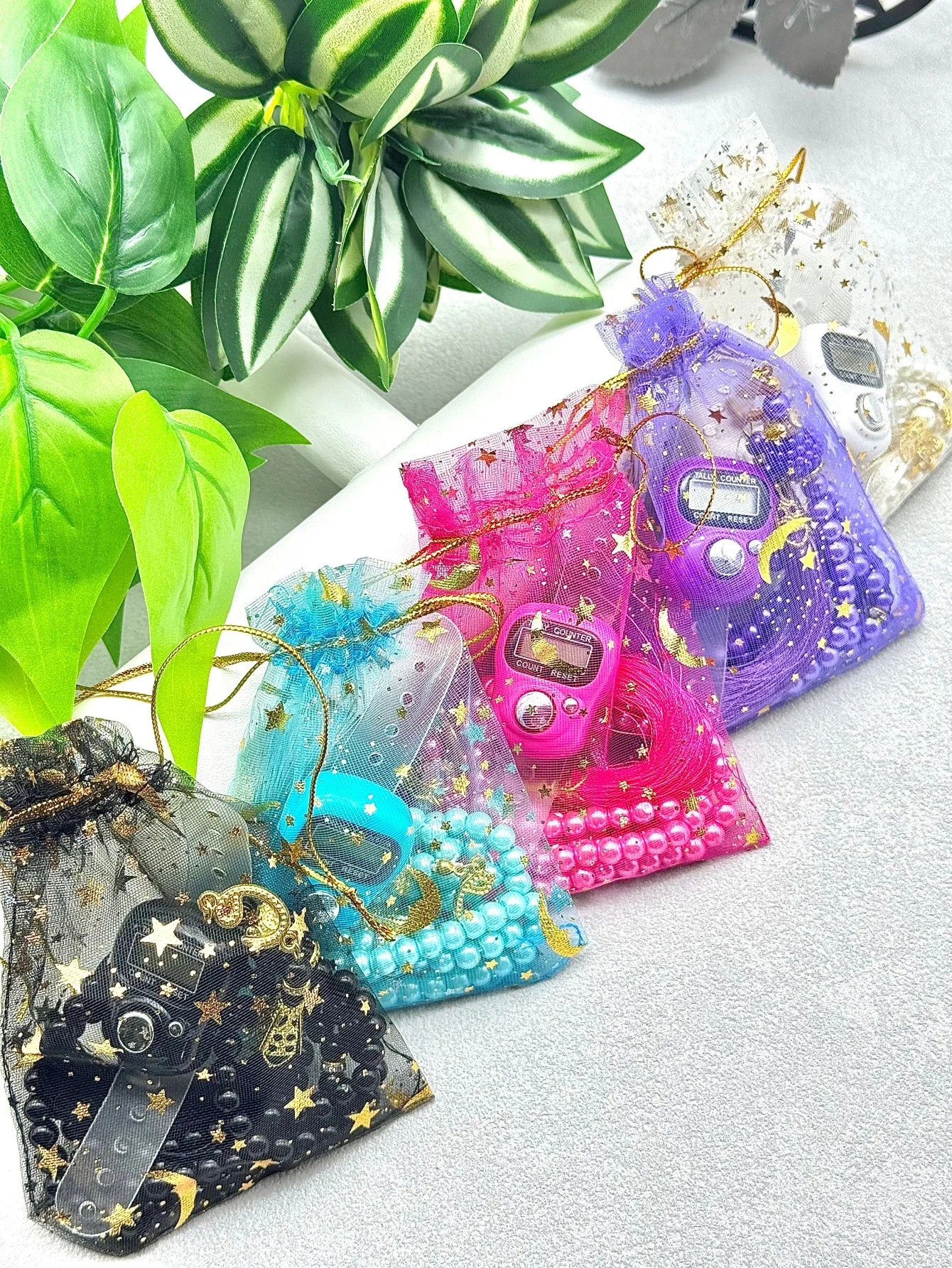 Olla Bag Set Counter, Independent Packaging, Portable Ring Counter, Multiple Colors, Accurate Counting, Relaxing & Calming