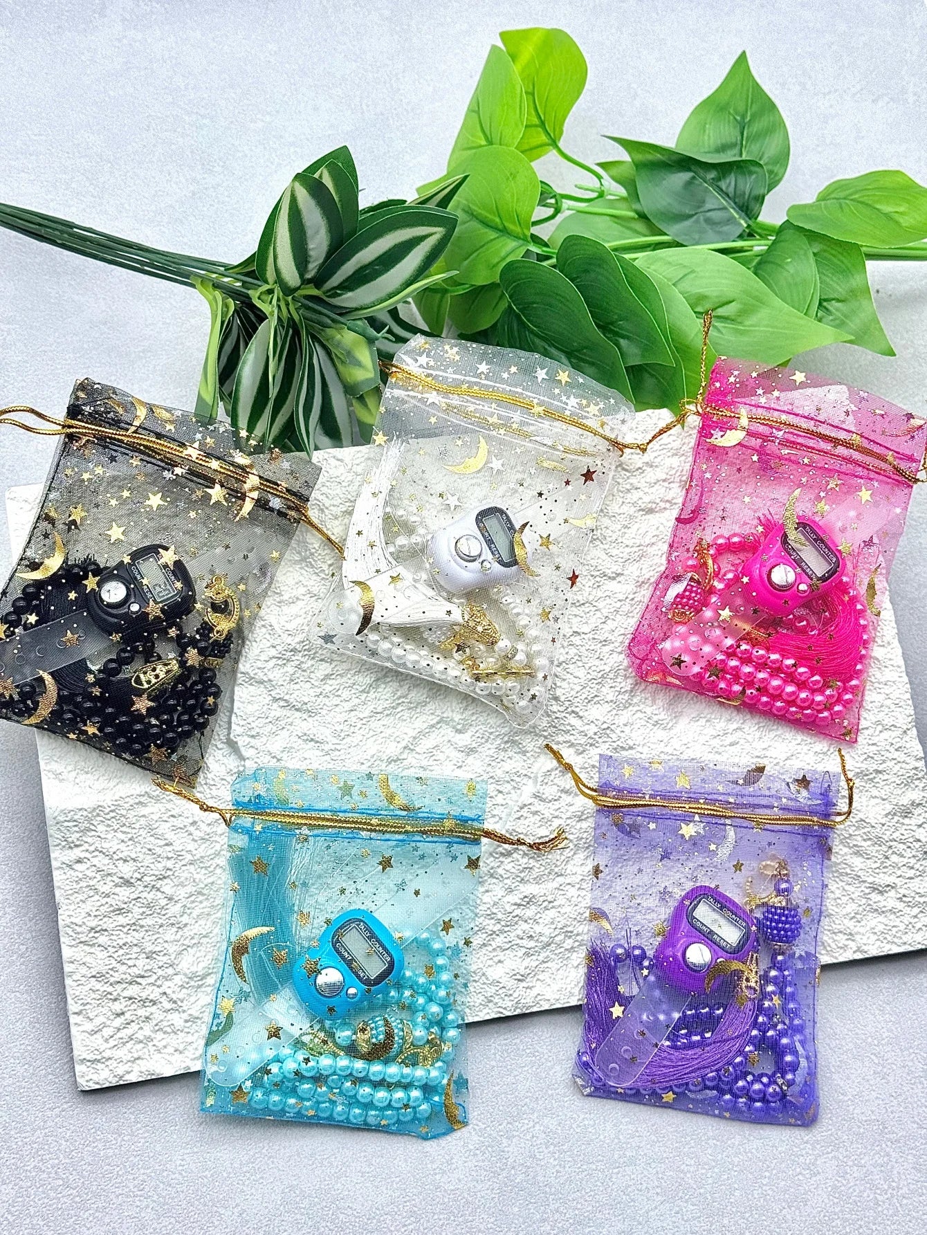 Olla Bag Set Counter, Independent Packaging, Portable Ring Counter, Multiple Colors, Accurate Counting, Relaxing & Calming